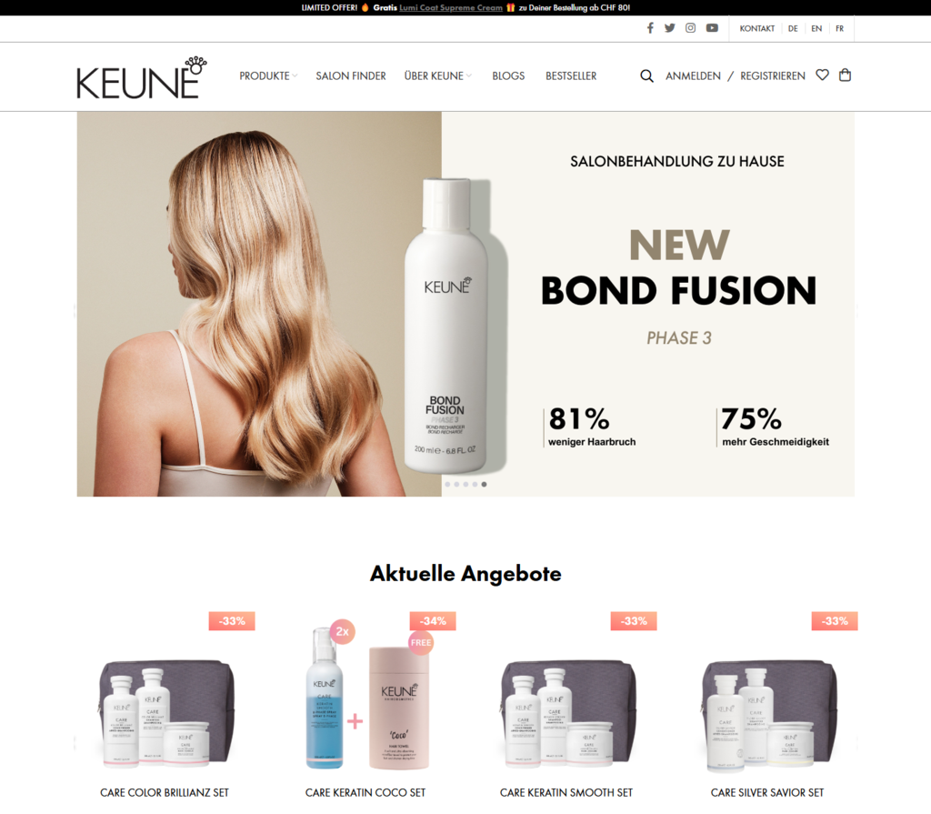 Produktdetail Keune Platzhalter